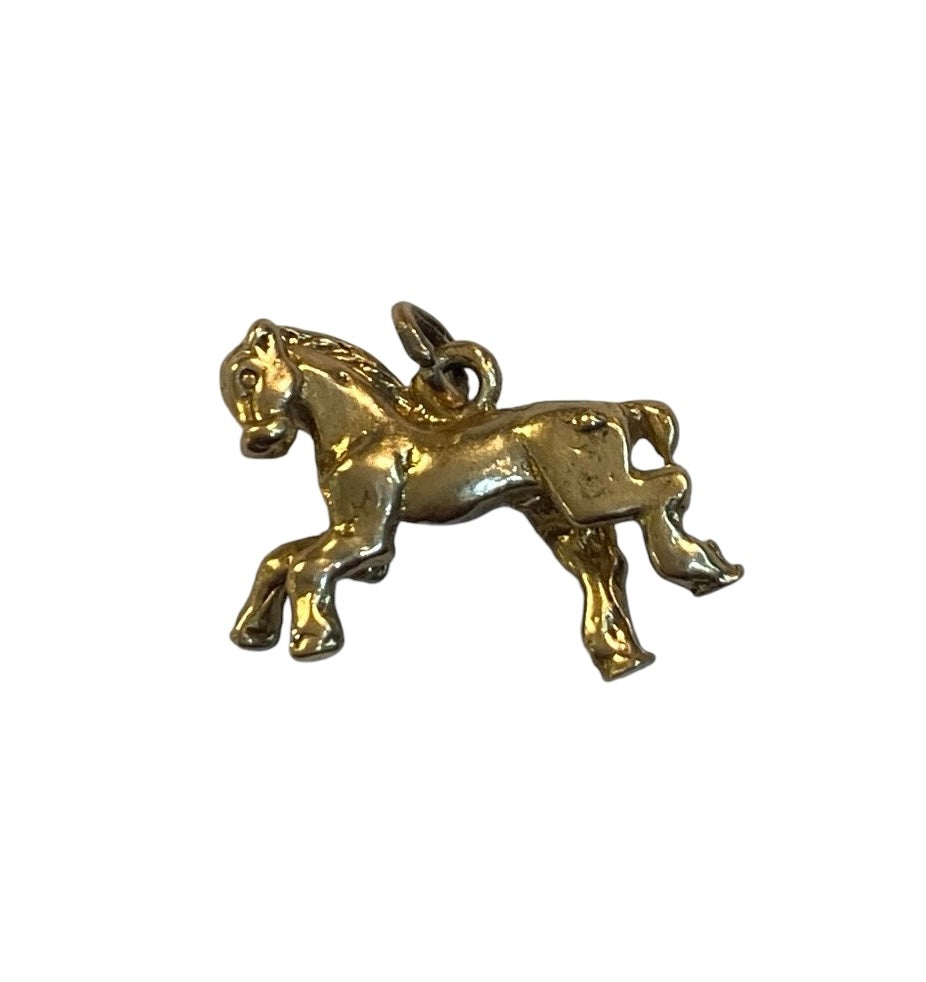 9ct vintage horse charm circa 1962
