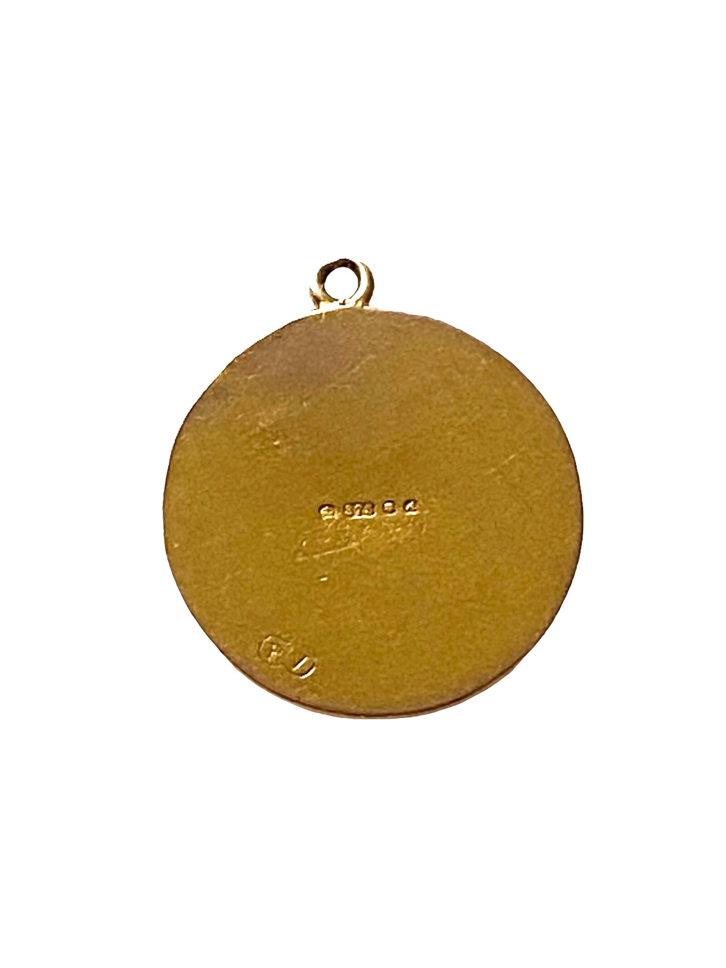 9ct vintage Leo charm / pendant. By P. Vincze circa 1975 2.3 grams