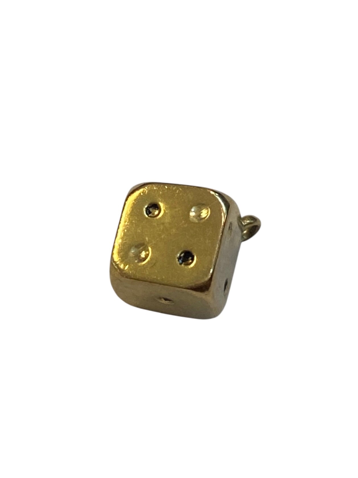 9ct vintage dice charm 0.9g