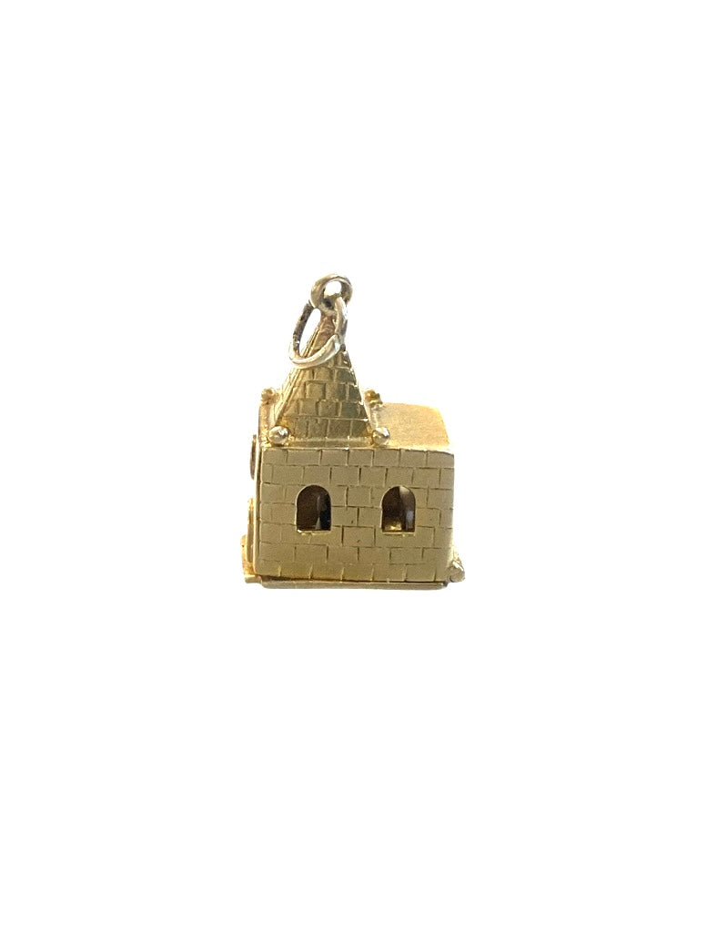 9ct vintage opening church charm circa 1964