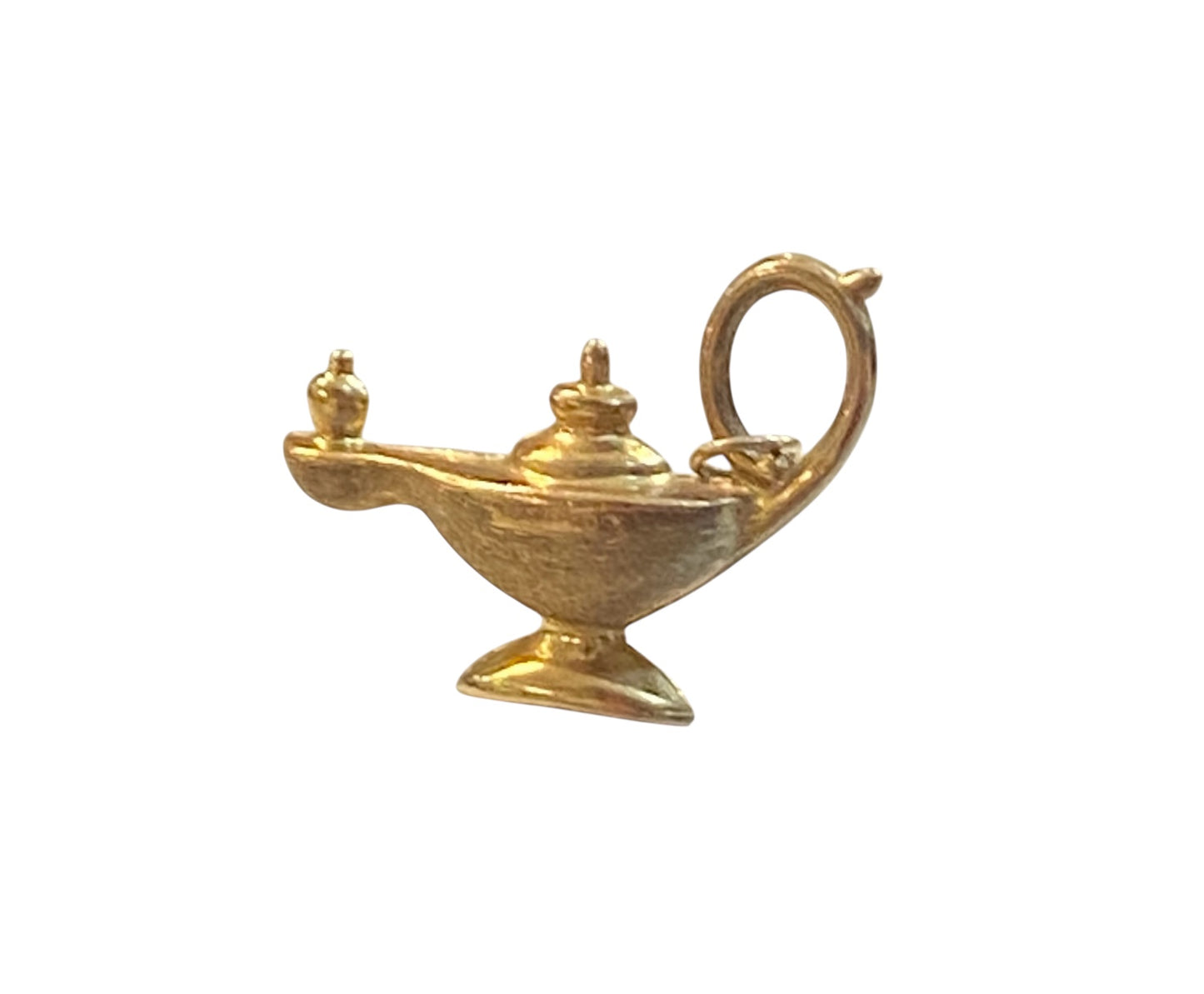 9ct vintage genie lamp , 1.4g maker FM circa 1978, hollow