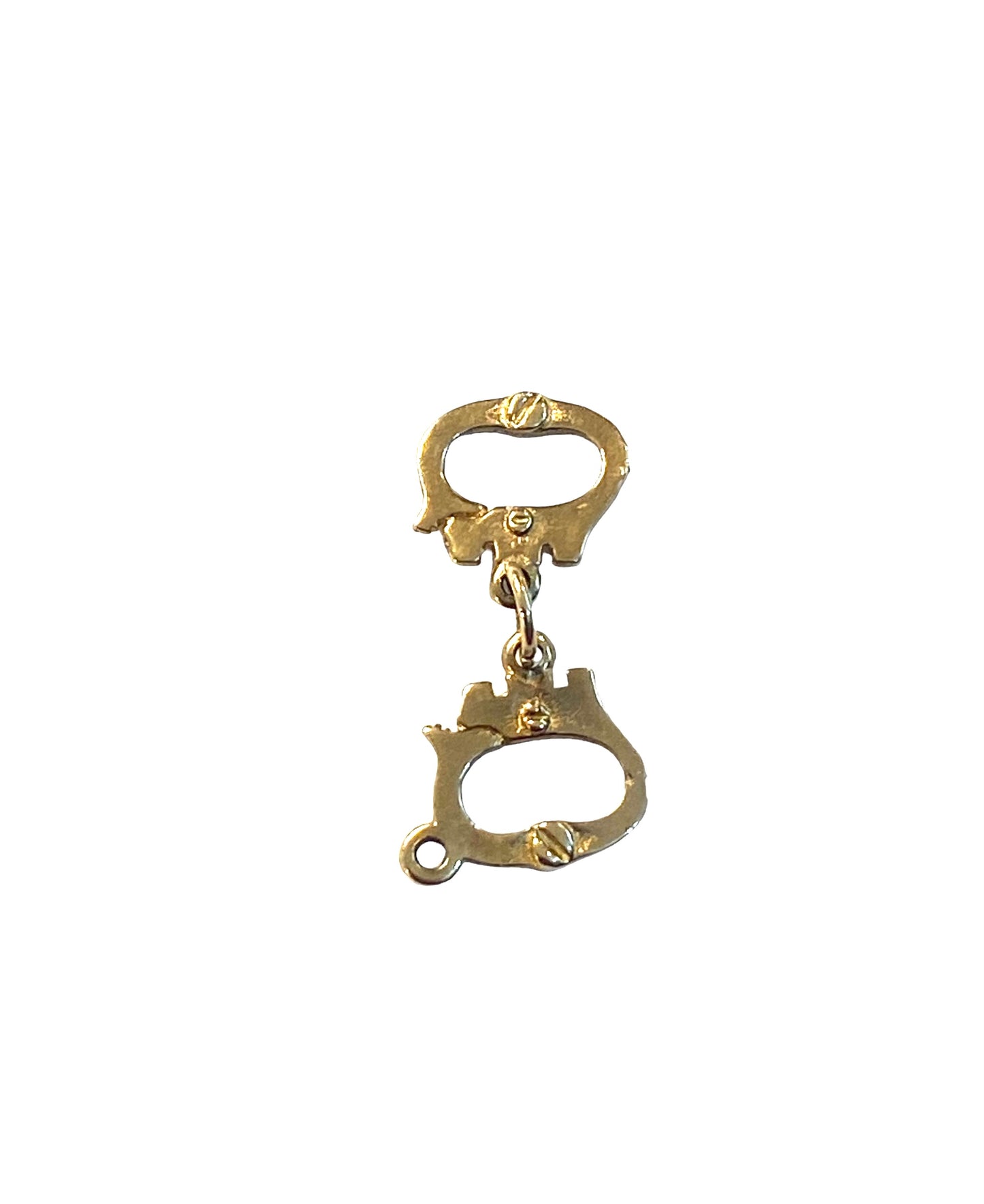 9ct vintage handcuff charm