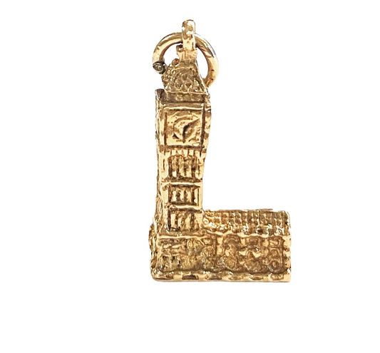 9ct vintage Big Ben charm by FM / hoses of parliament