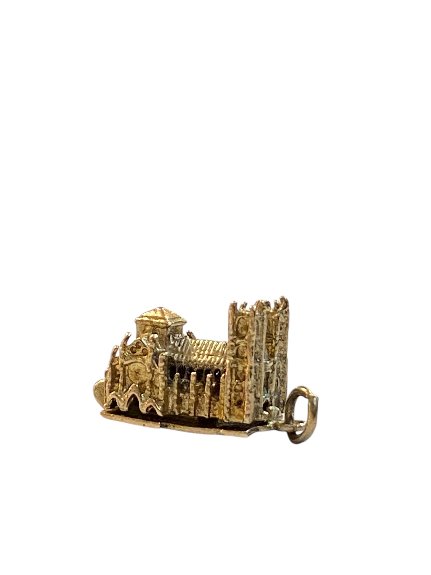 9ct vintage westminster abbey charm , opening. circa 1965