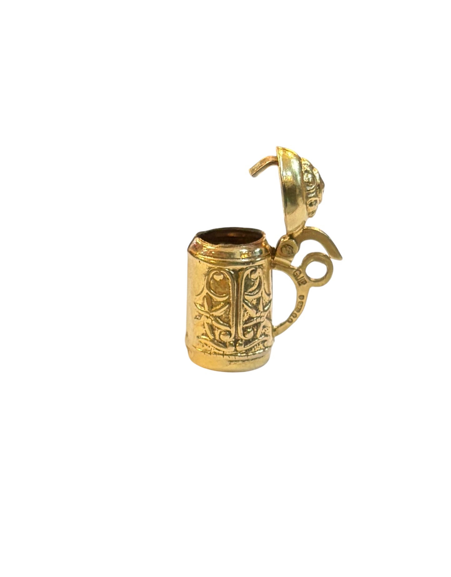 9ct vintage stein / tankard charm circa 1971 by Georg Jensen