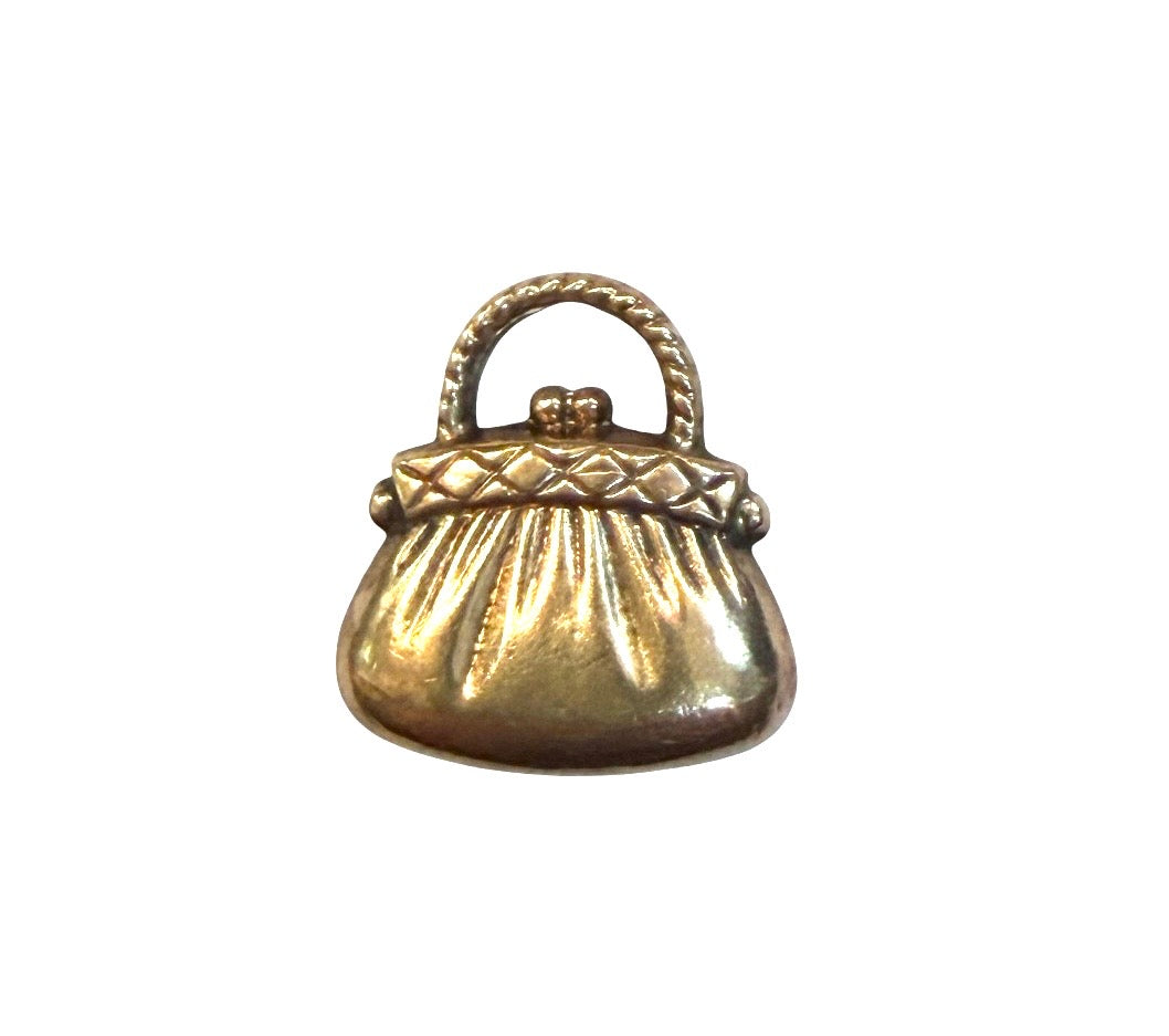 9ct vintage handbag charm circa 1986 1.18g
