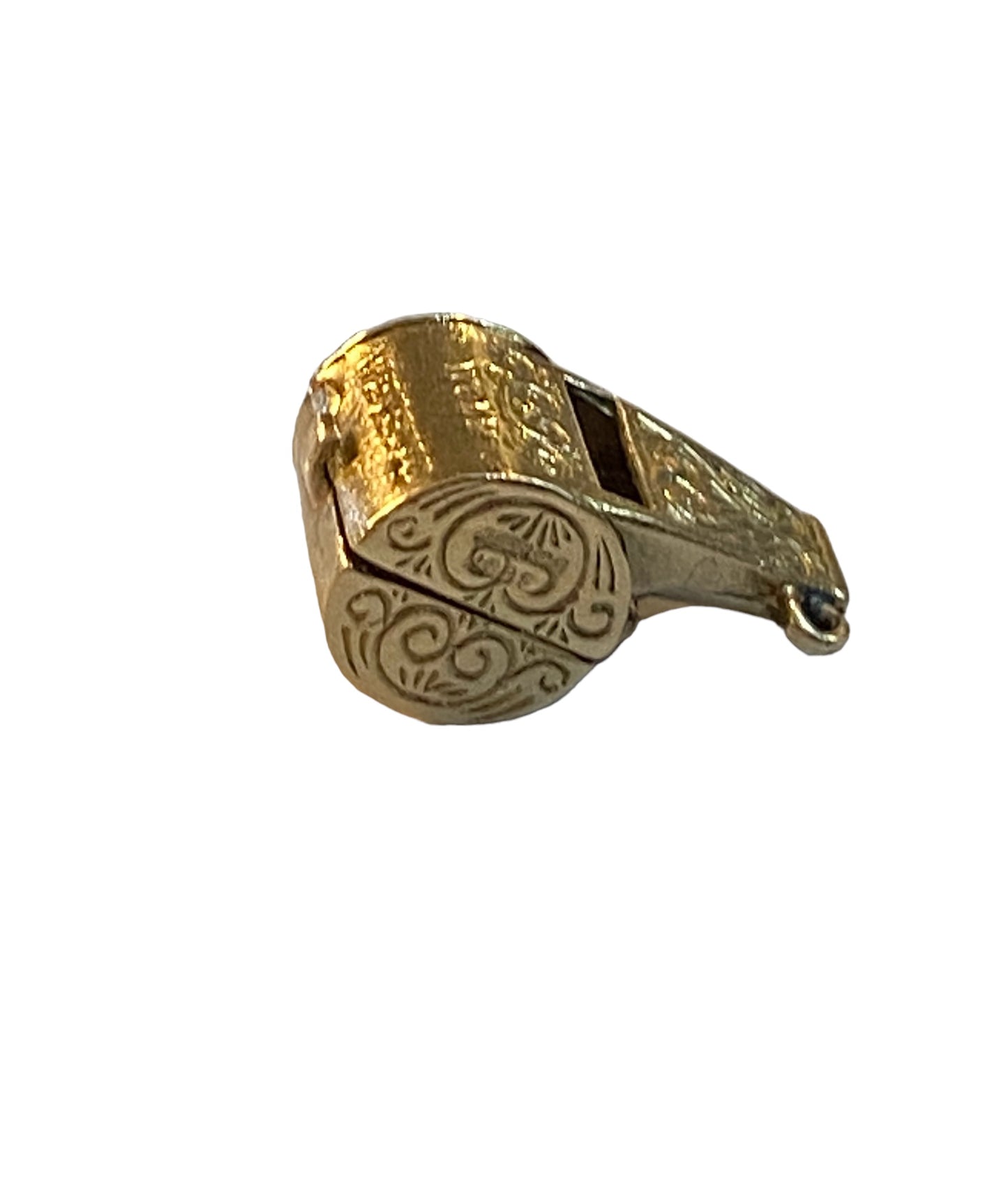 9ct vintage 'wolf whistle ' charm opening circa 1989