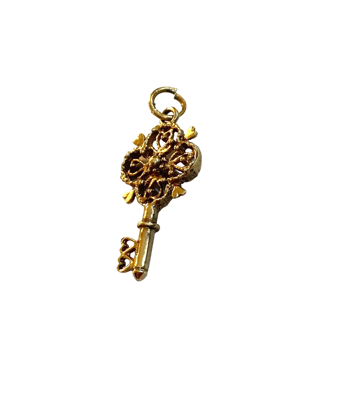 9ct vintage LOVE key charm by WHC circa 1978