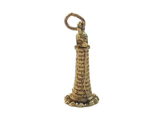9ct vintage lighthouse charm circa 1960