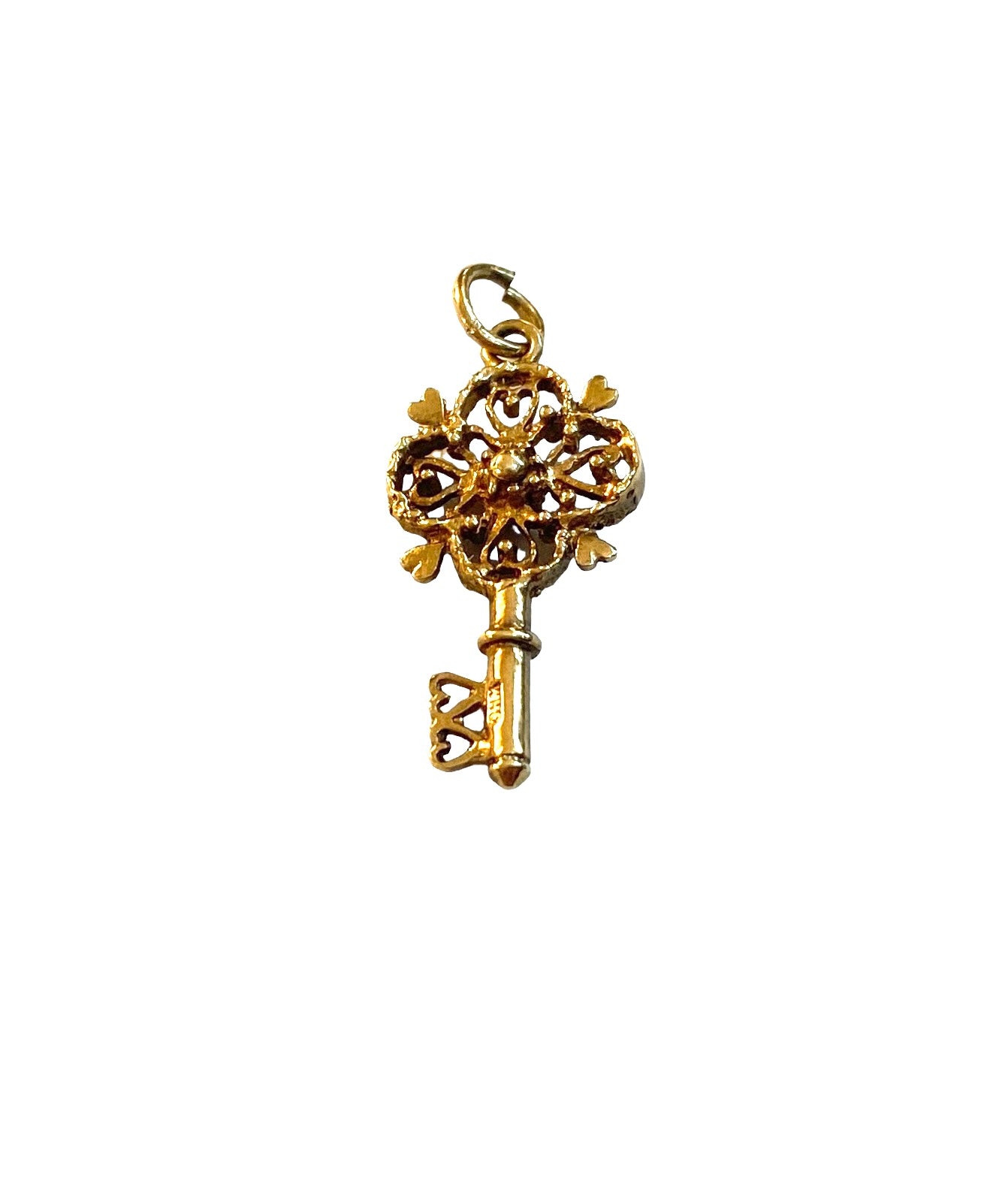 9ct vintage LOVE key charm by WHC circa 1978