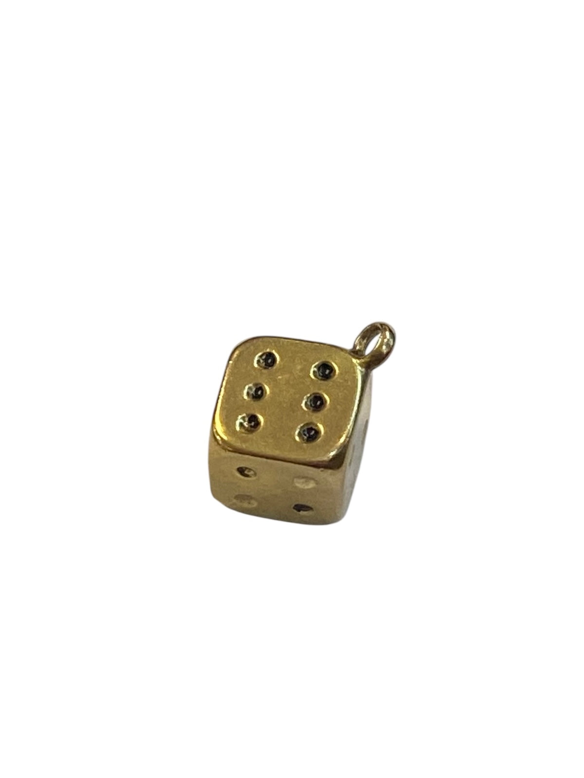 9ct vintage dice charm 0.9g
