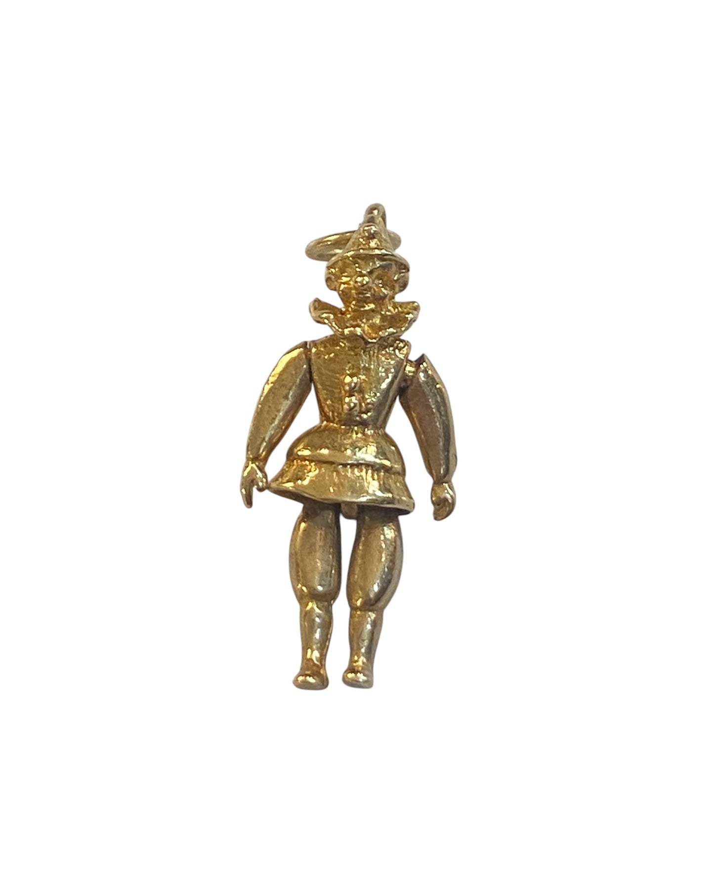 9ct vintage clown / jester circa 1963 2.9g