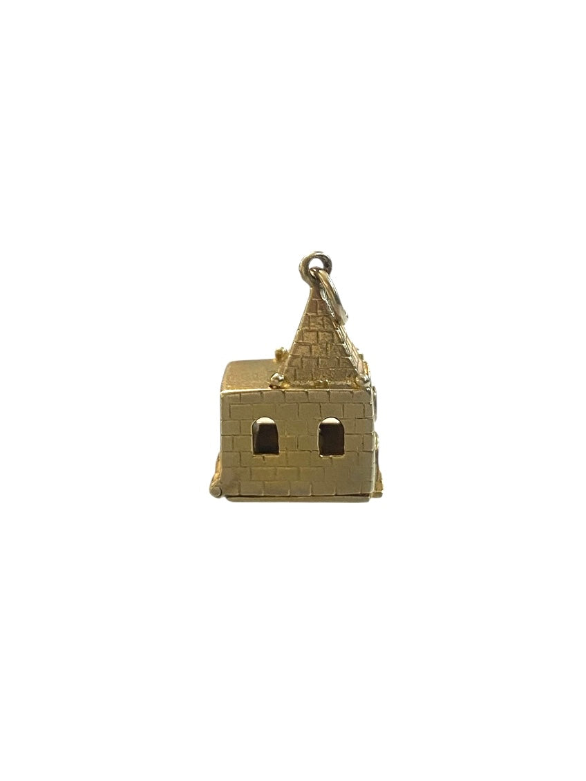 9ct vintage opening church charm circa 1964