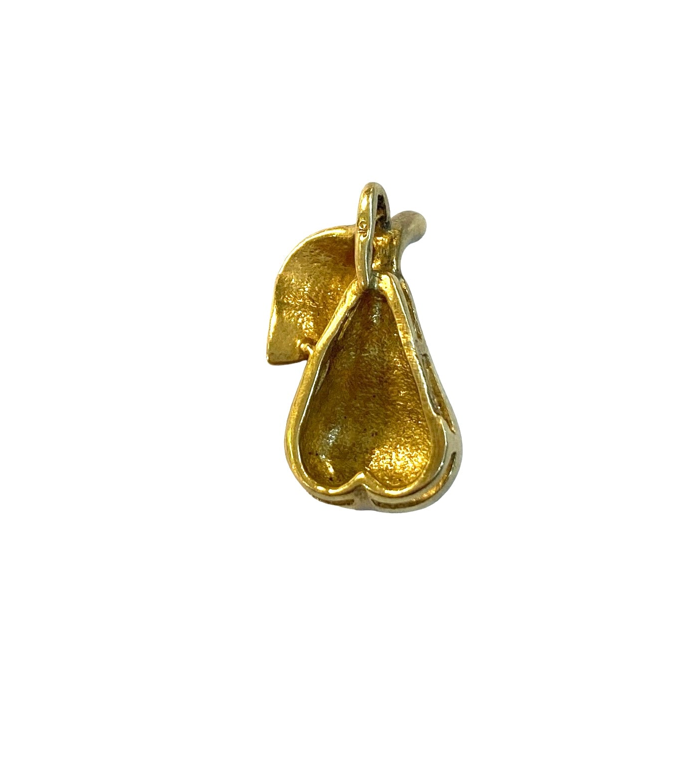 9ct vintage pear charm circa 1981