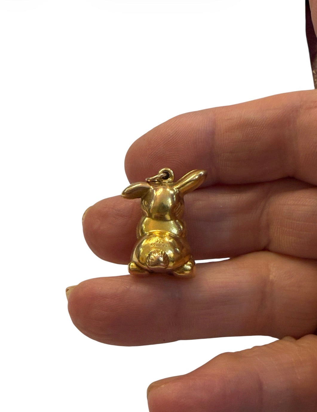 9ct vintage rabbit charm by Georg Jensen  circa 1972