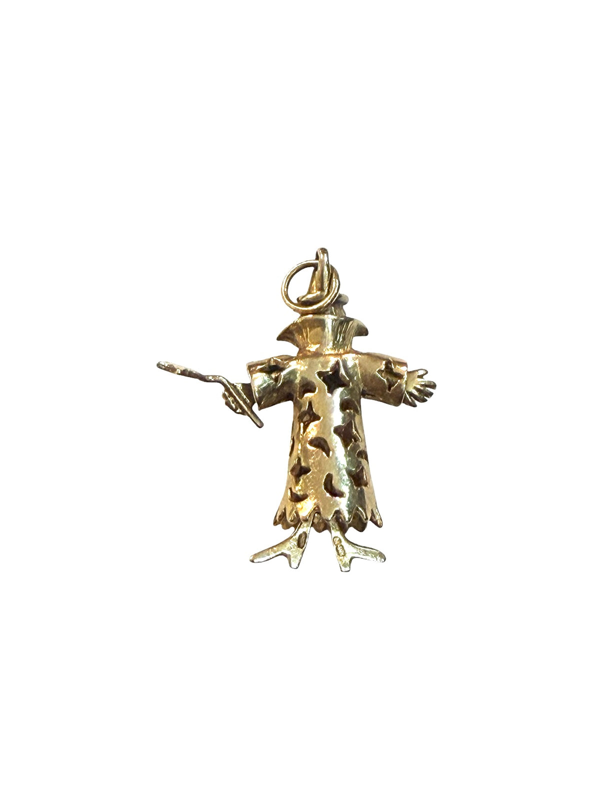 9ct vintage wizard charm / pendant articulated 4.0g by CJM