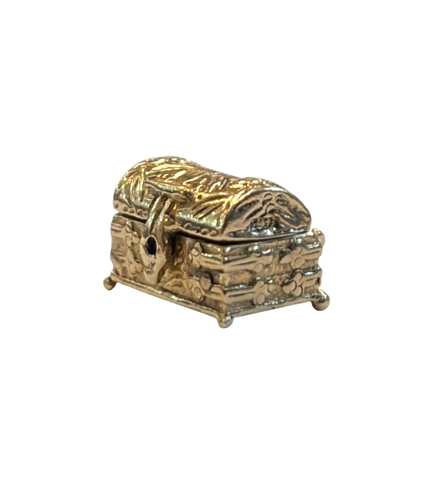 9ct vintage treasure chest charm opening charm circa 1986 3.9g