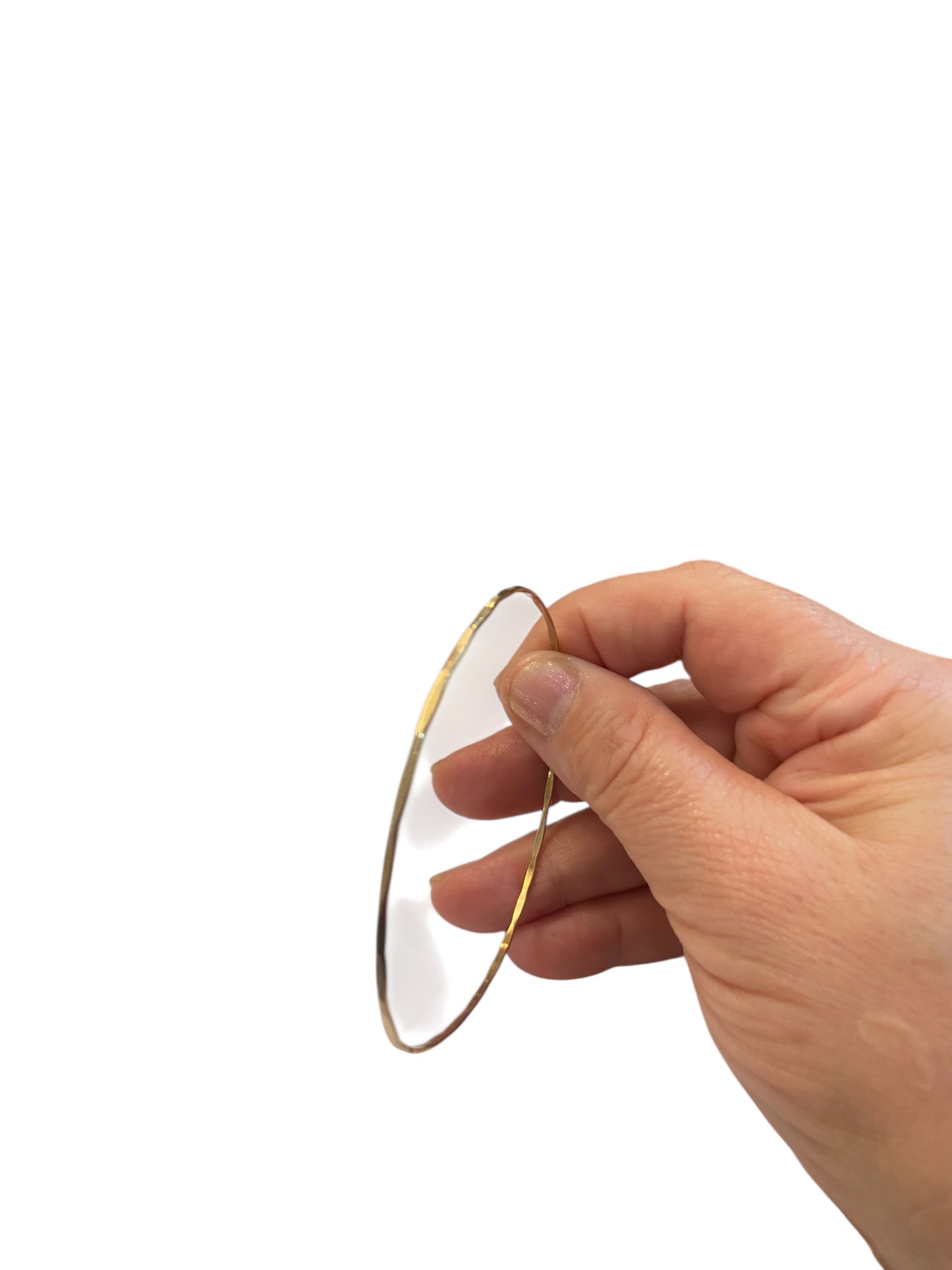 9ct slim bangle 7cm diameter 2.9g circa 1973