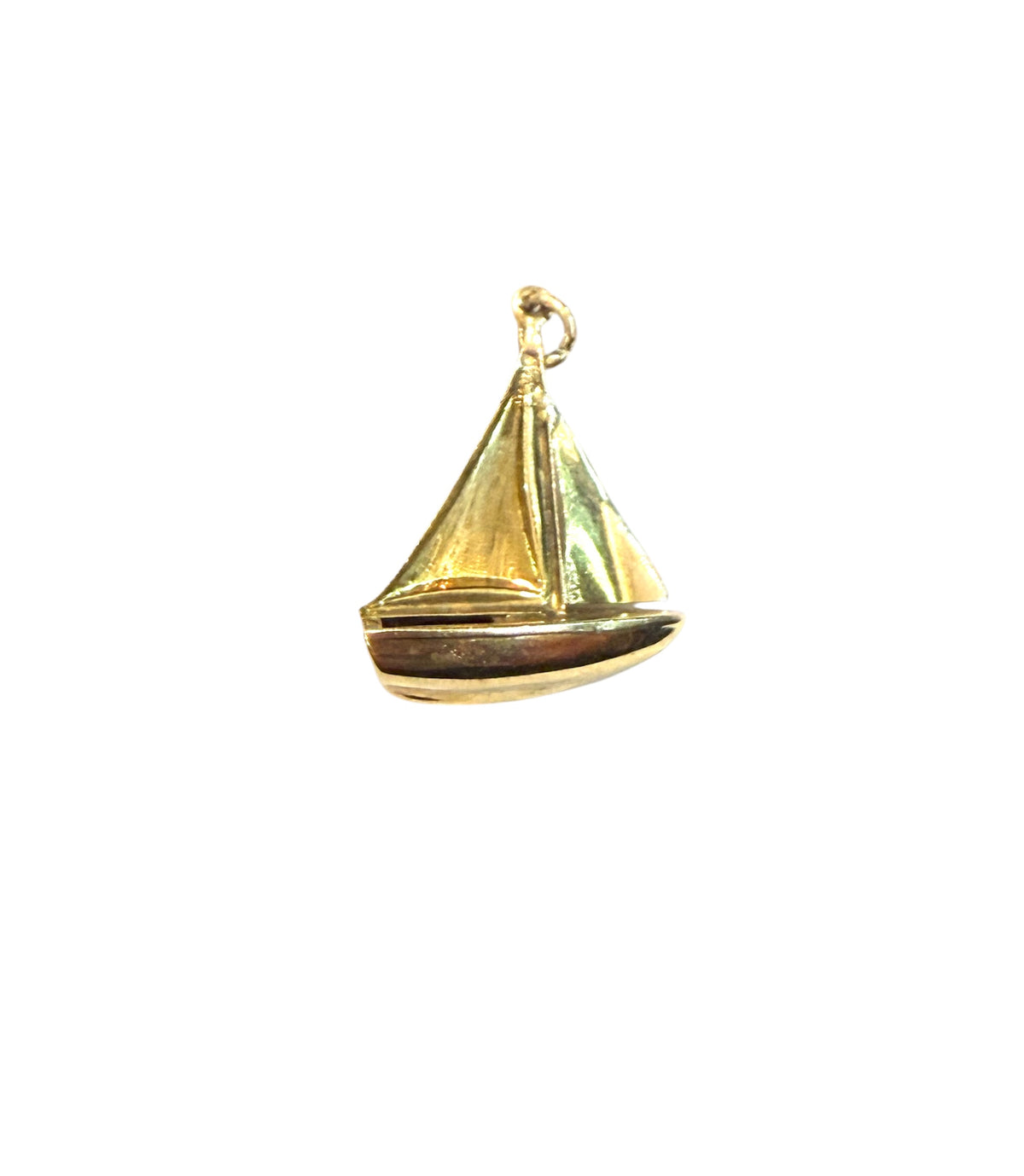 9ct vintage yacht charm / pendant by Georg Jensen circa 1965