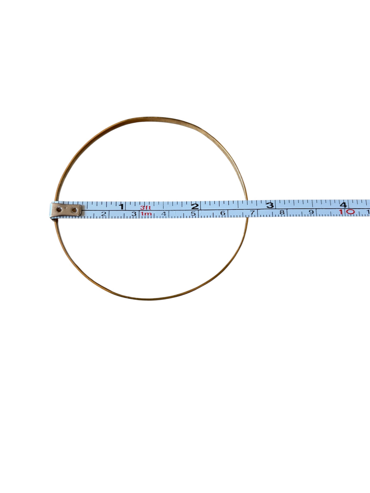 9ct vintage bangle 67mm diameter 3.49g