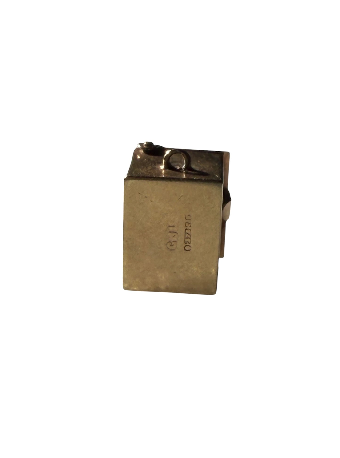 9ct vintage deck of cards charm by georg jensen circa 1957 2.20g