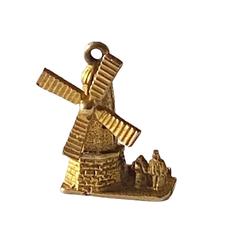 9ct vintage windmill charm by Georg jensen circa 1955