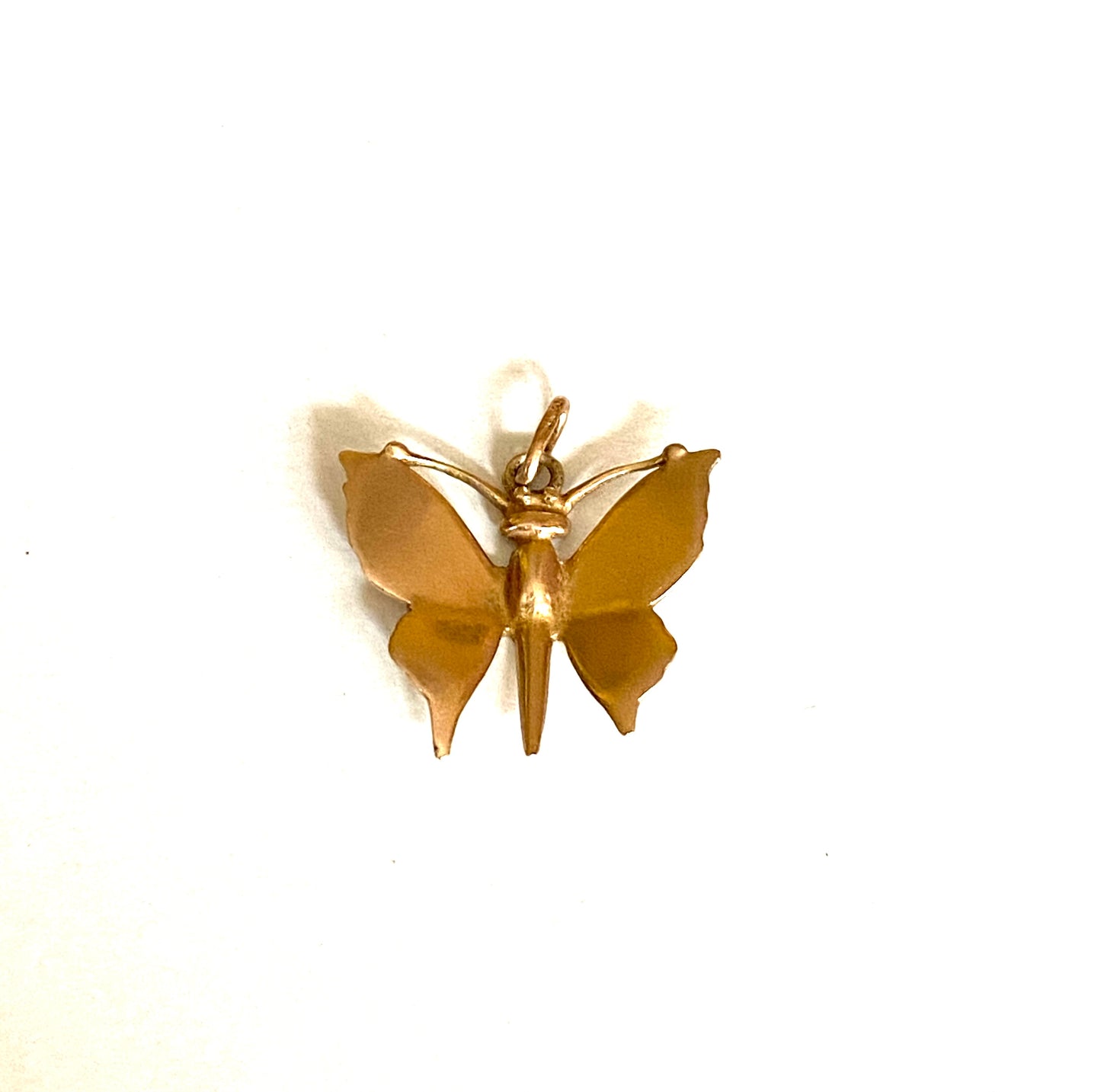 9ct vintage gold butterfly pendant 4.1g