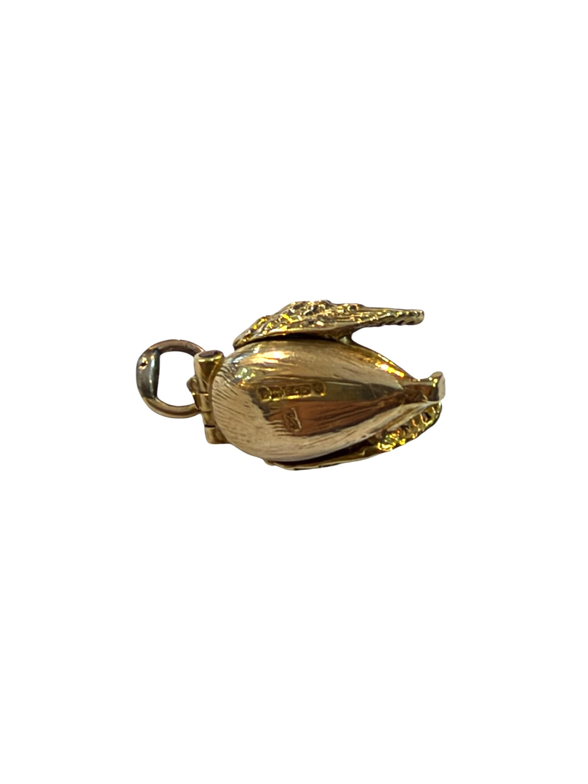 9ct vintage swan char, swan lake by RP. circa 1965-66 2.7g