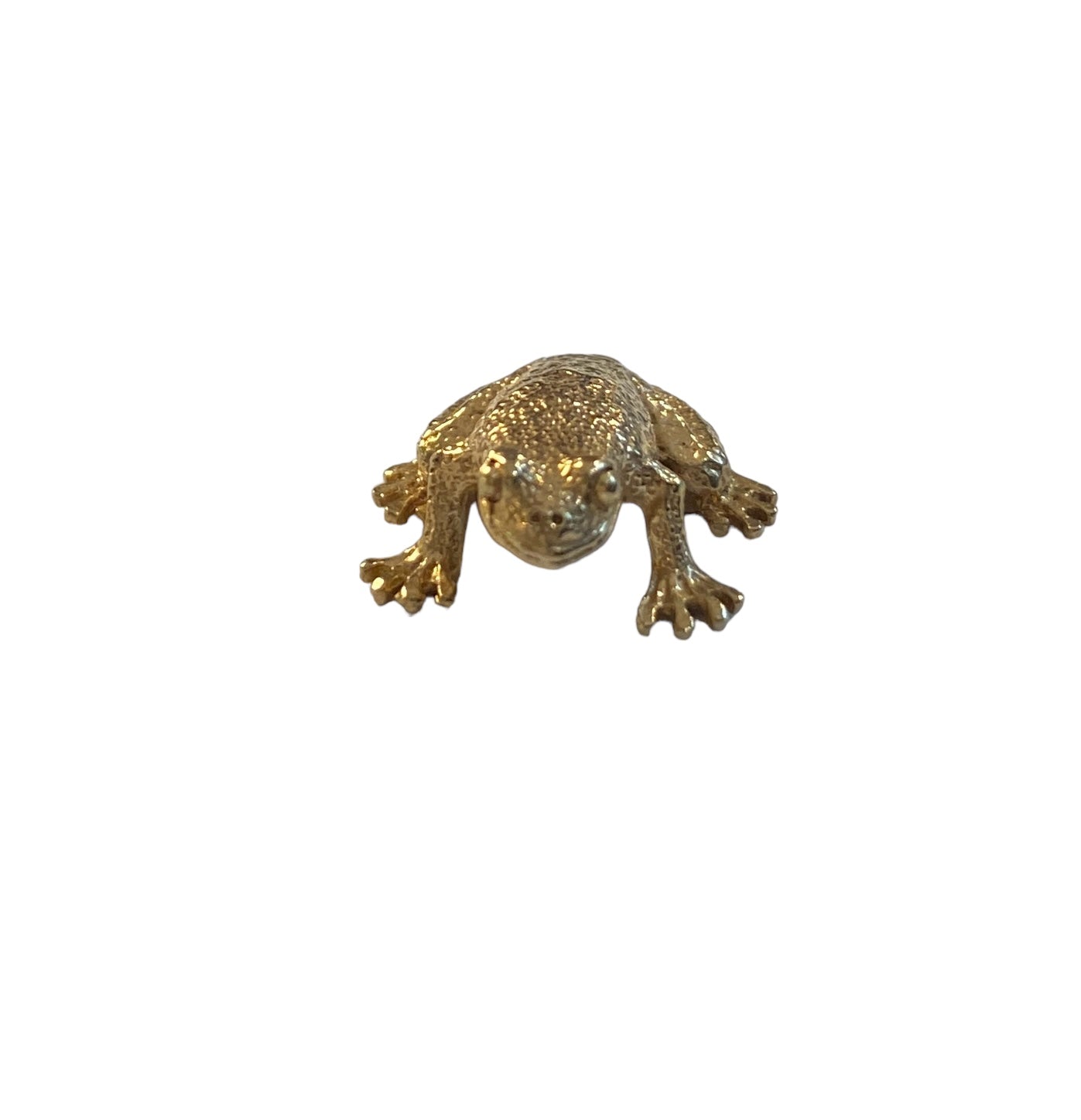 9ct vintage gold frog charm circa 1968 maker PPld