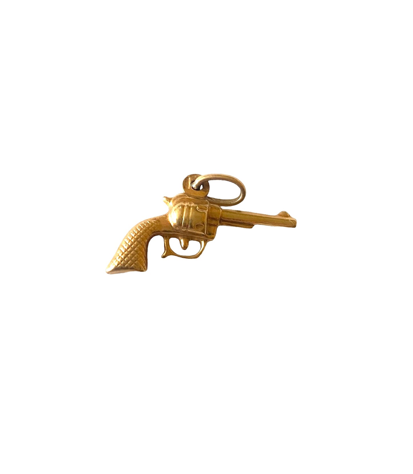 9ct vintage pistol / gun charm