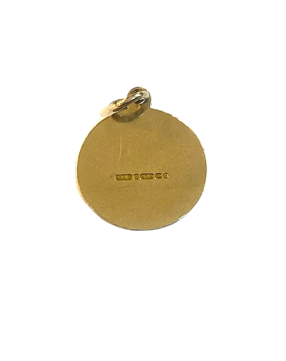 9CT VINTAGE ST CHRISTOPHER CHARM CIRCA 1990