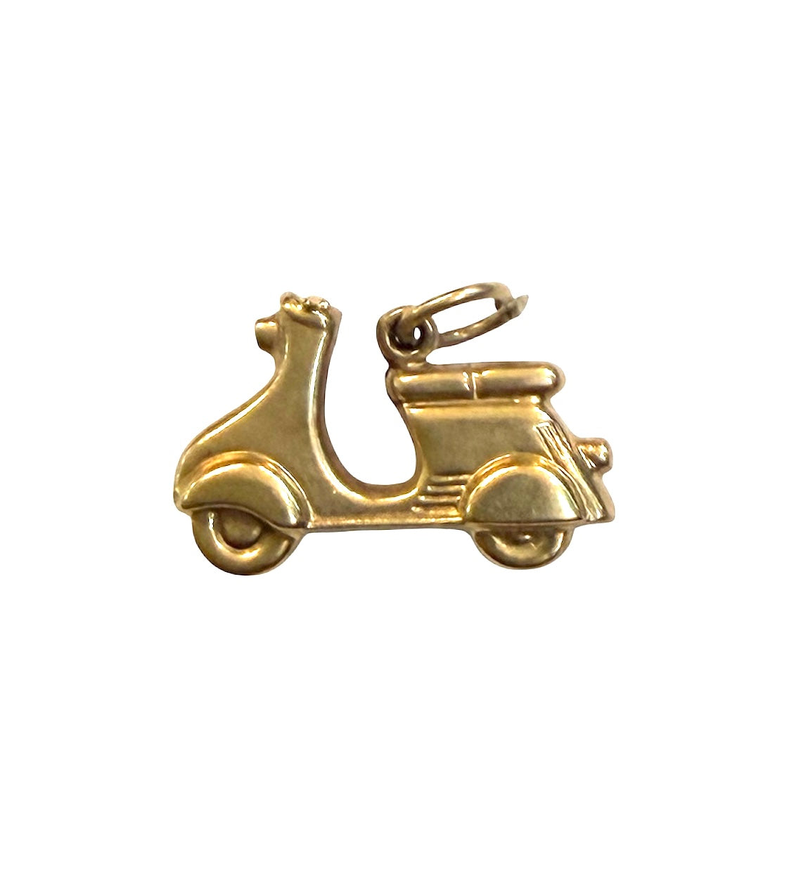 9ct vintage scooter charm, circa 1962 by WHC 0.5g