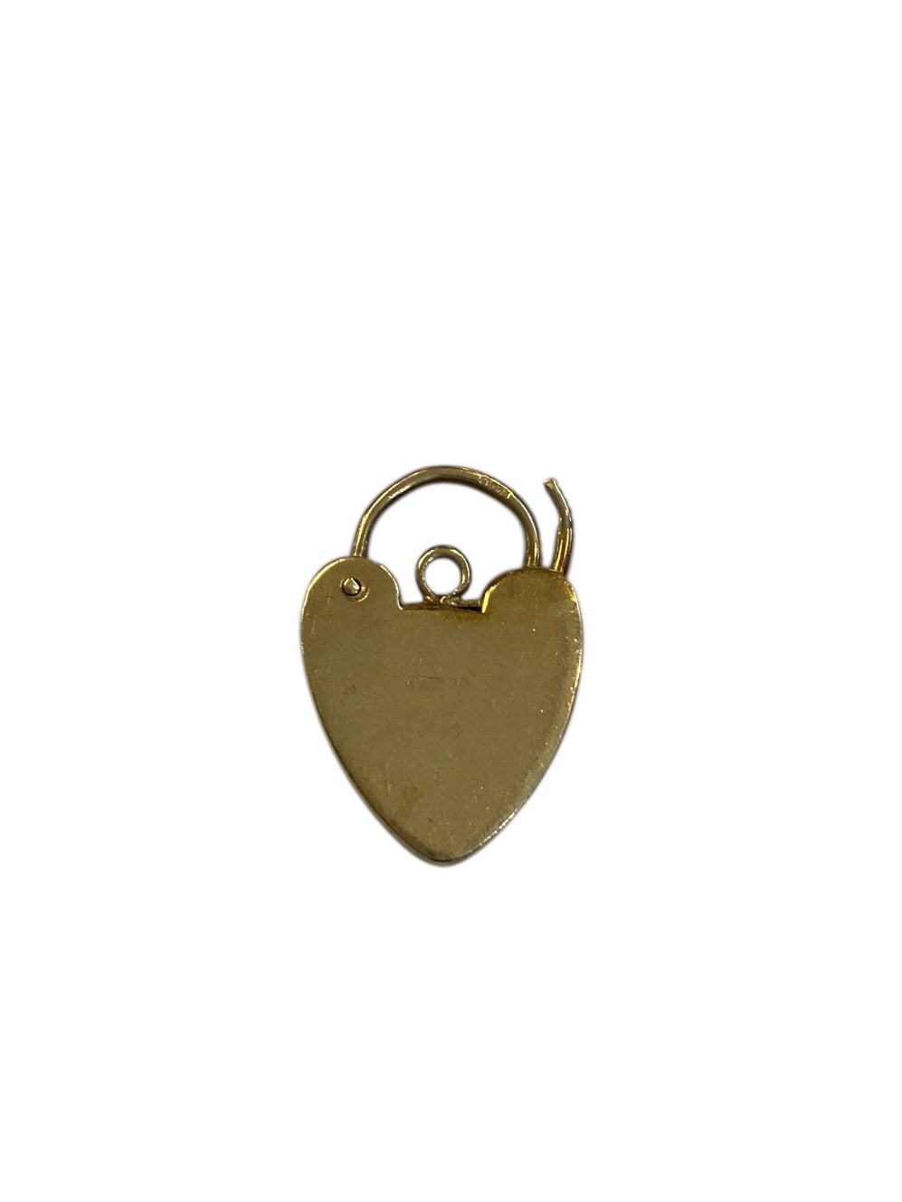9ct vintage fancy padlock charm / pendant circa 1965 3.6g