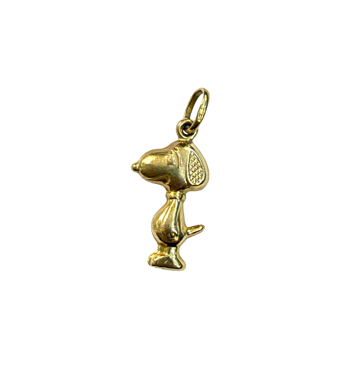 9ct vintage / pre owned snoopy charm / pendant 1.0g