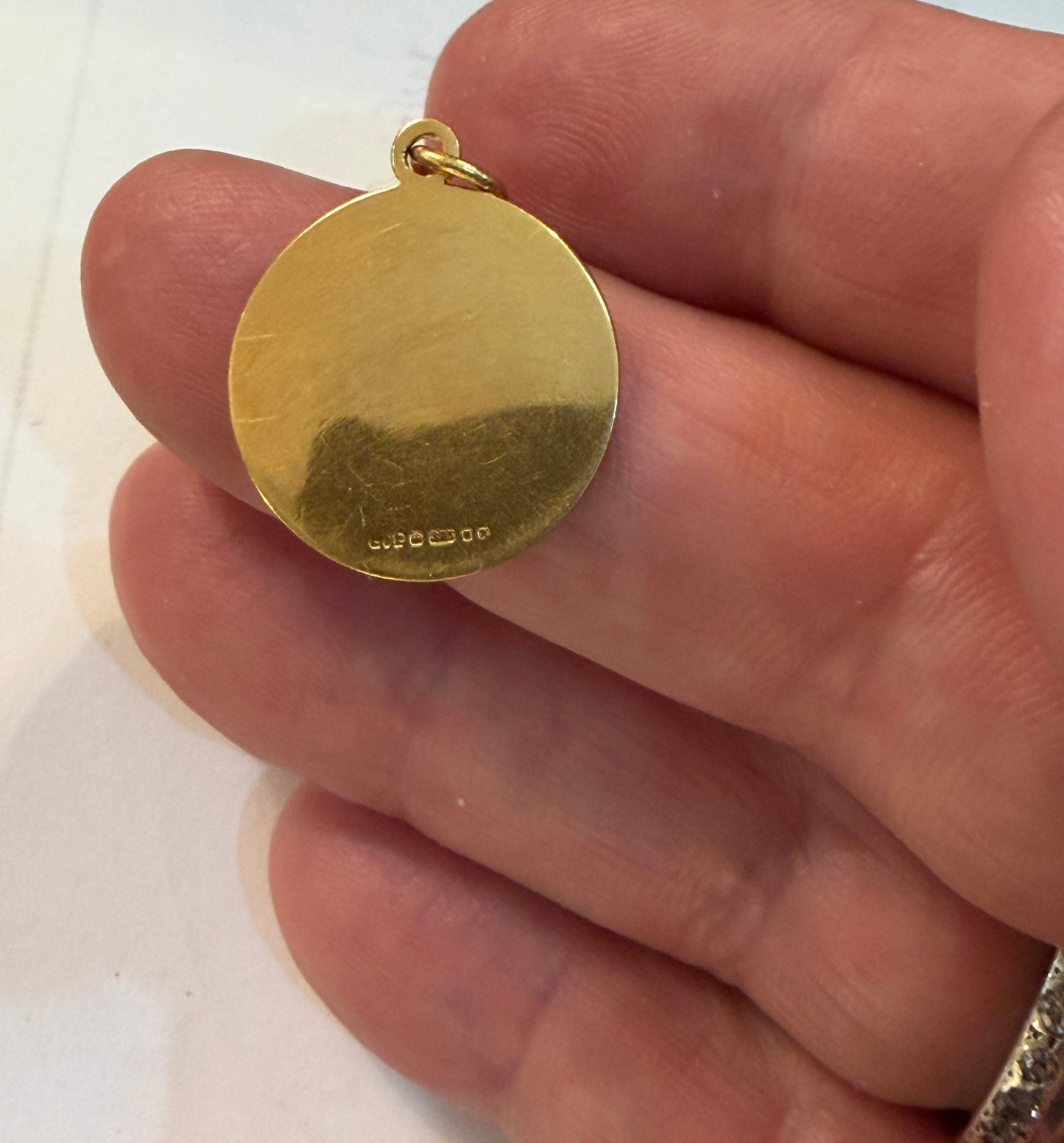 9CT VINTAGE AQUARIUS CHARM BY GEORG JENSEN CIRCA 1982 2.29G
