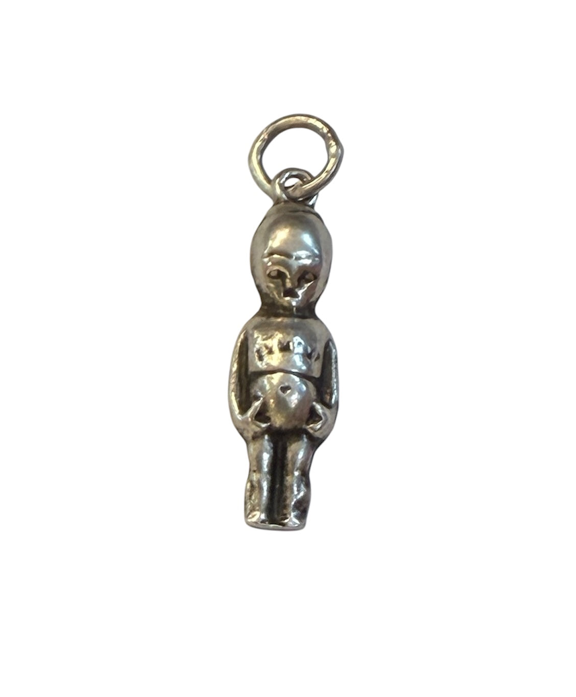 RARE SILVER WW1 'FUMSUP' LUCKY CHARM