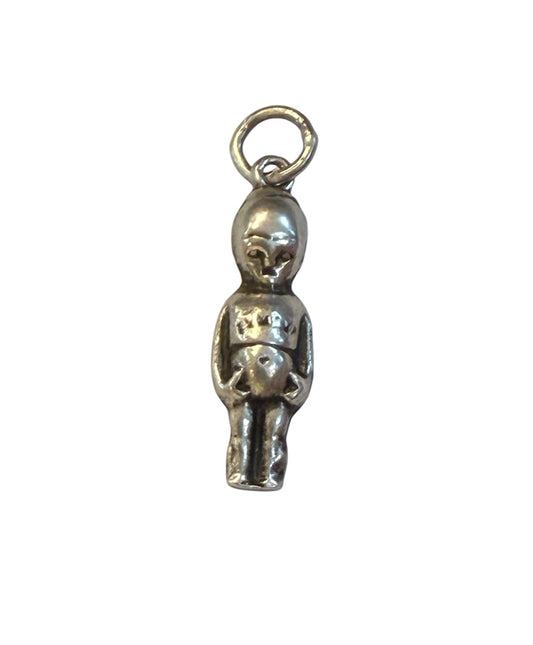 RARE SILVER WW1 'FUMSUP' LUCKY CHARM