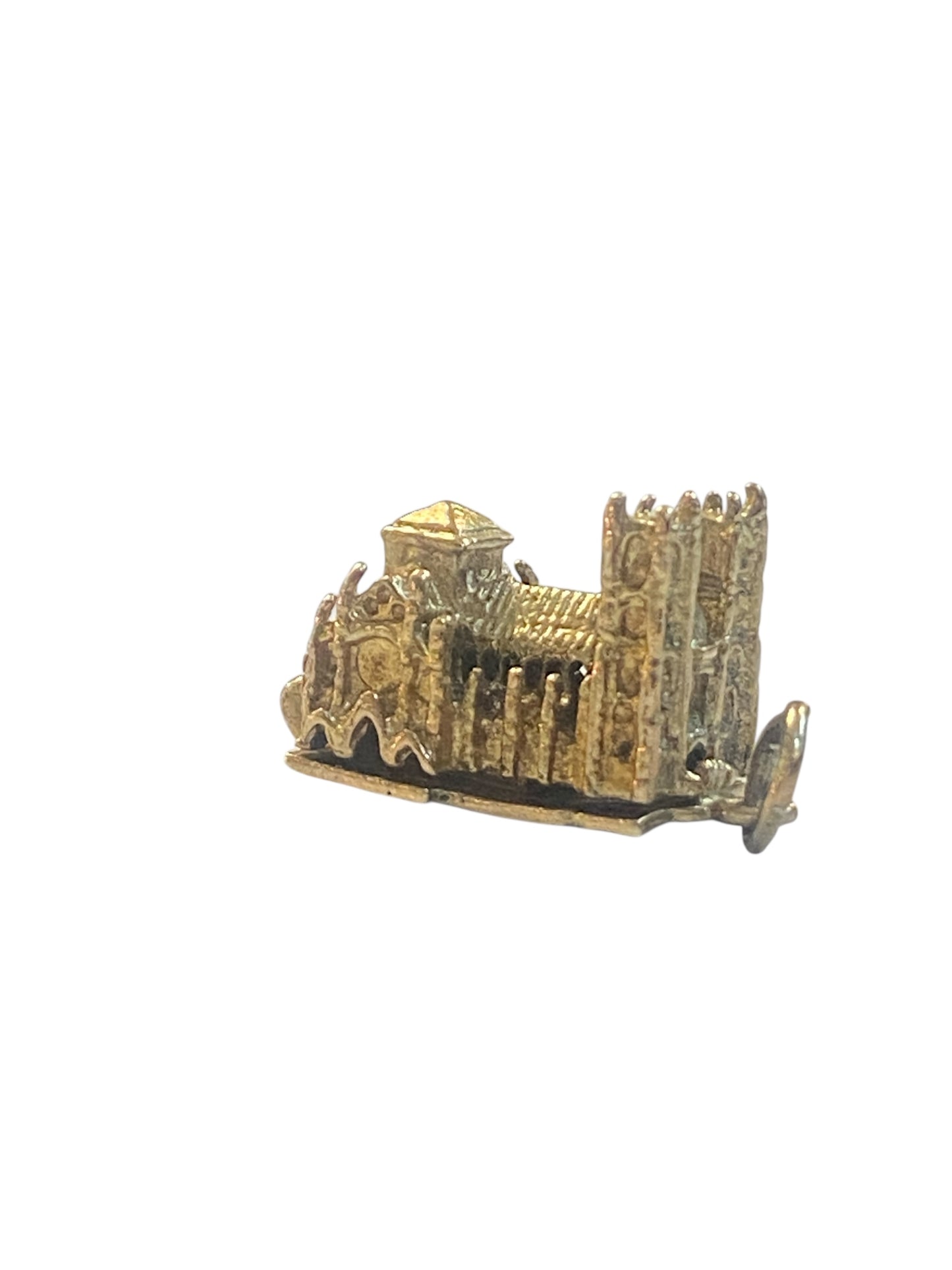 9ct vintage westminster abbey charm , opening. circa 1965