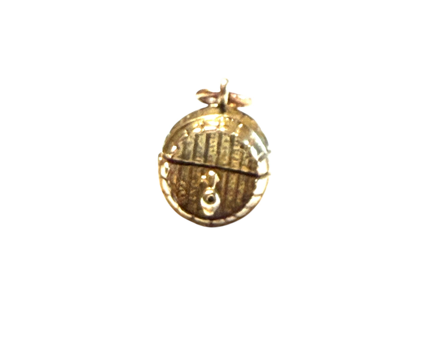 9ct vintage elephant in barrel charm by Georg jensen circa 1961 6.74 g