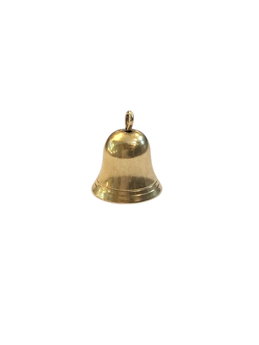 9ct vintage bell charm, maker WHC birmingham 1964 0.9g
