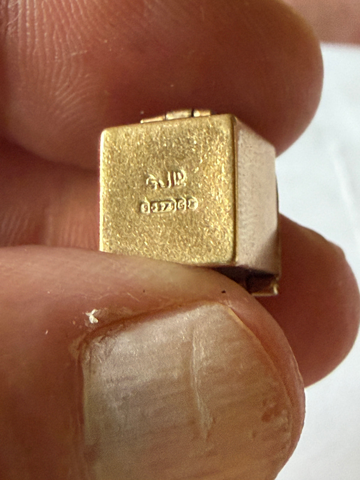 9ct vintage 'jack in the box' charm by Georg Jensen circa 1960 3.40g