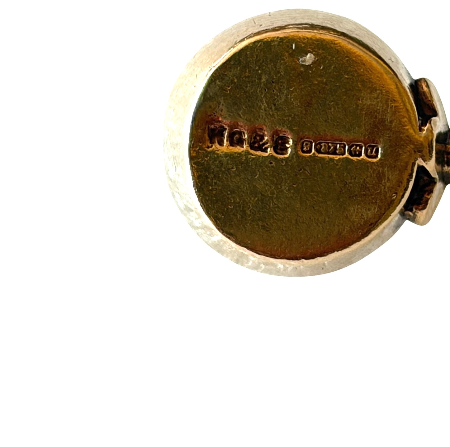 9ct vintage 'flash in the pan' charm rare. charms circa 1969 4.21g