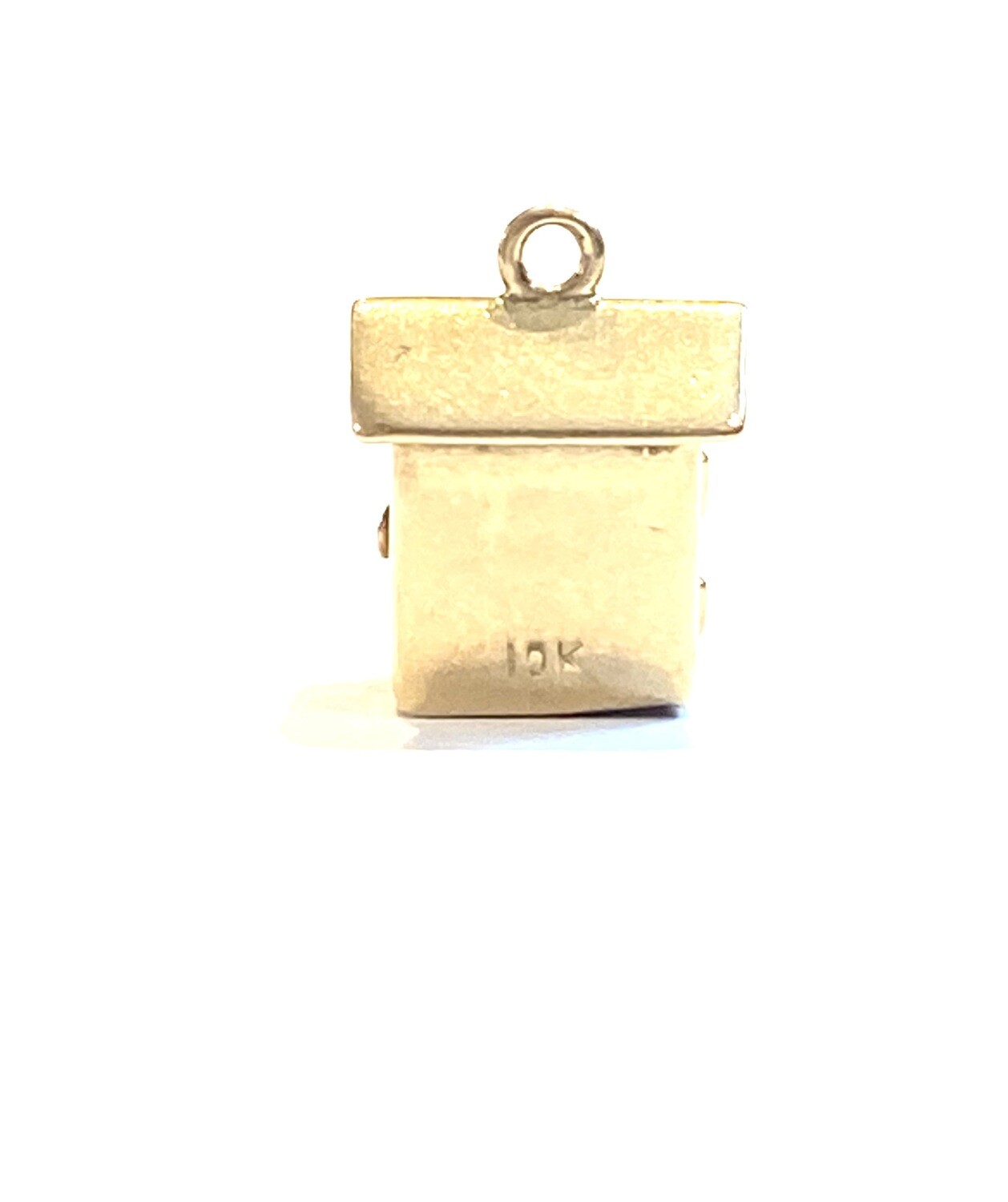 10ct rare outhouse charm with sam and Lew inside