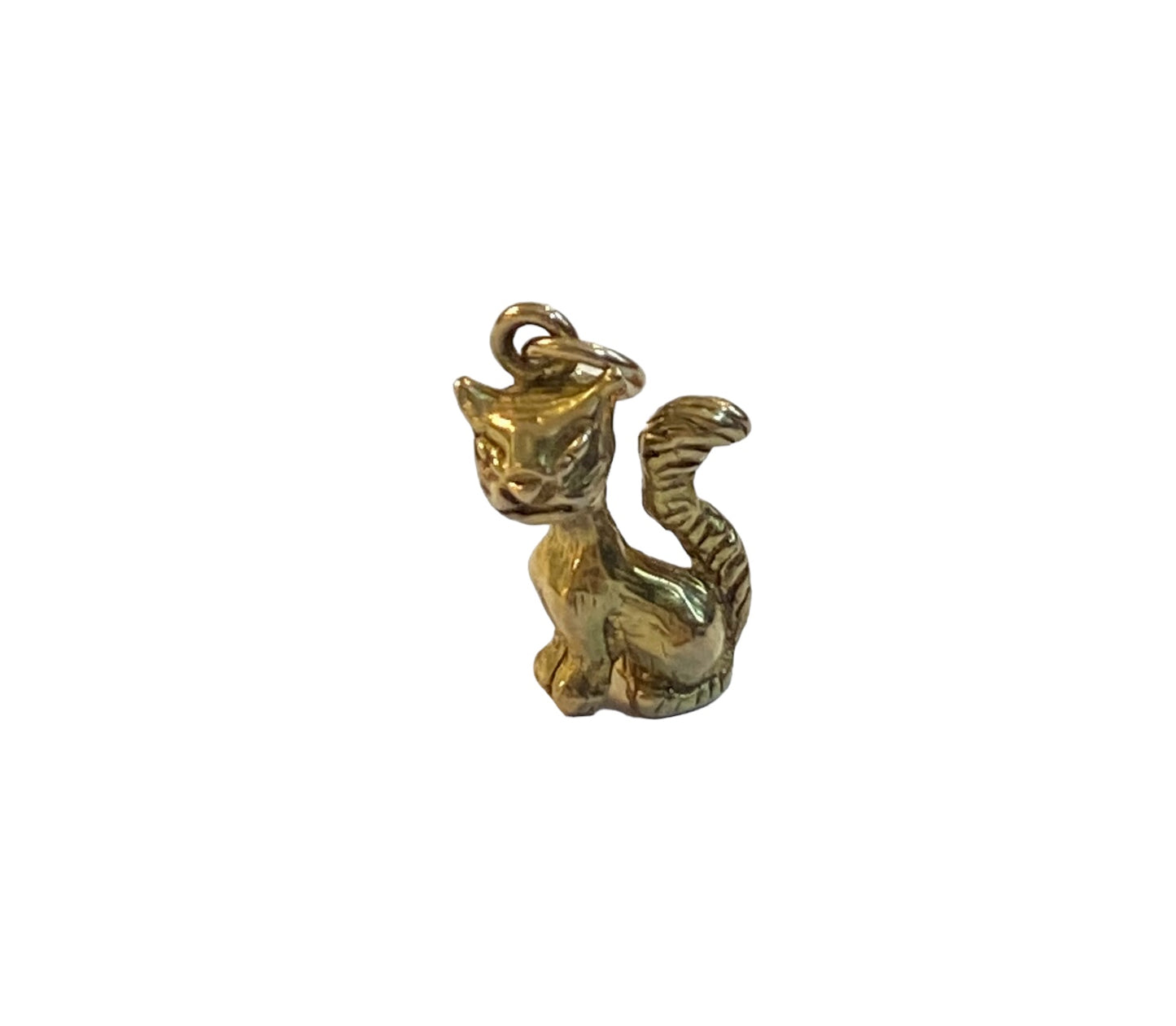 9ct vintage cat charm circa 1965