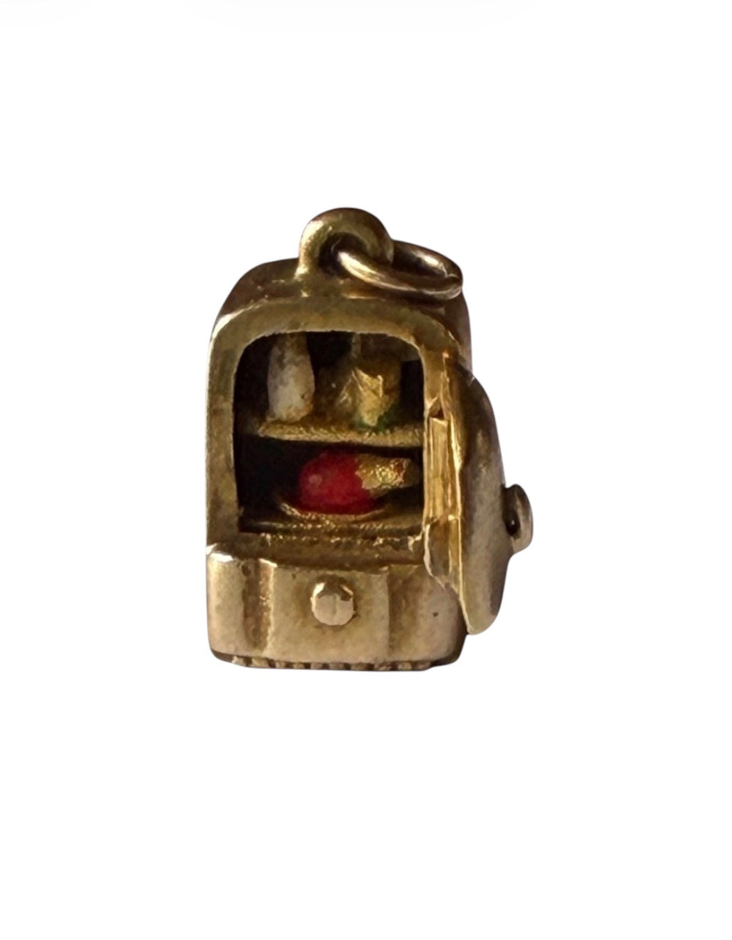 9ct vintage fridge charm / opening fridge charm 2.85