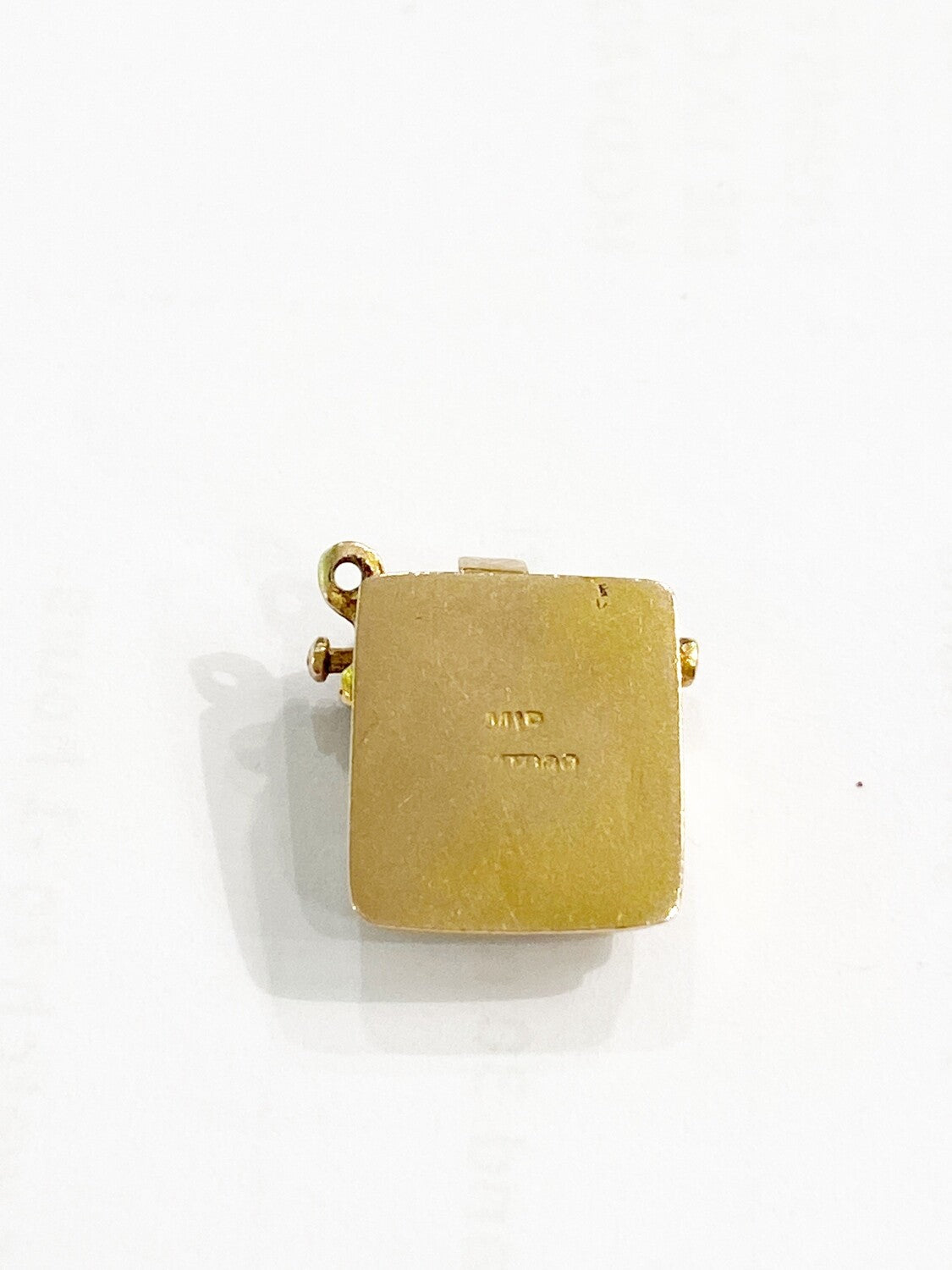 9ct 375 vintage gold type writer charm circa 1959