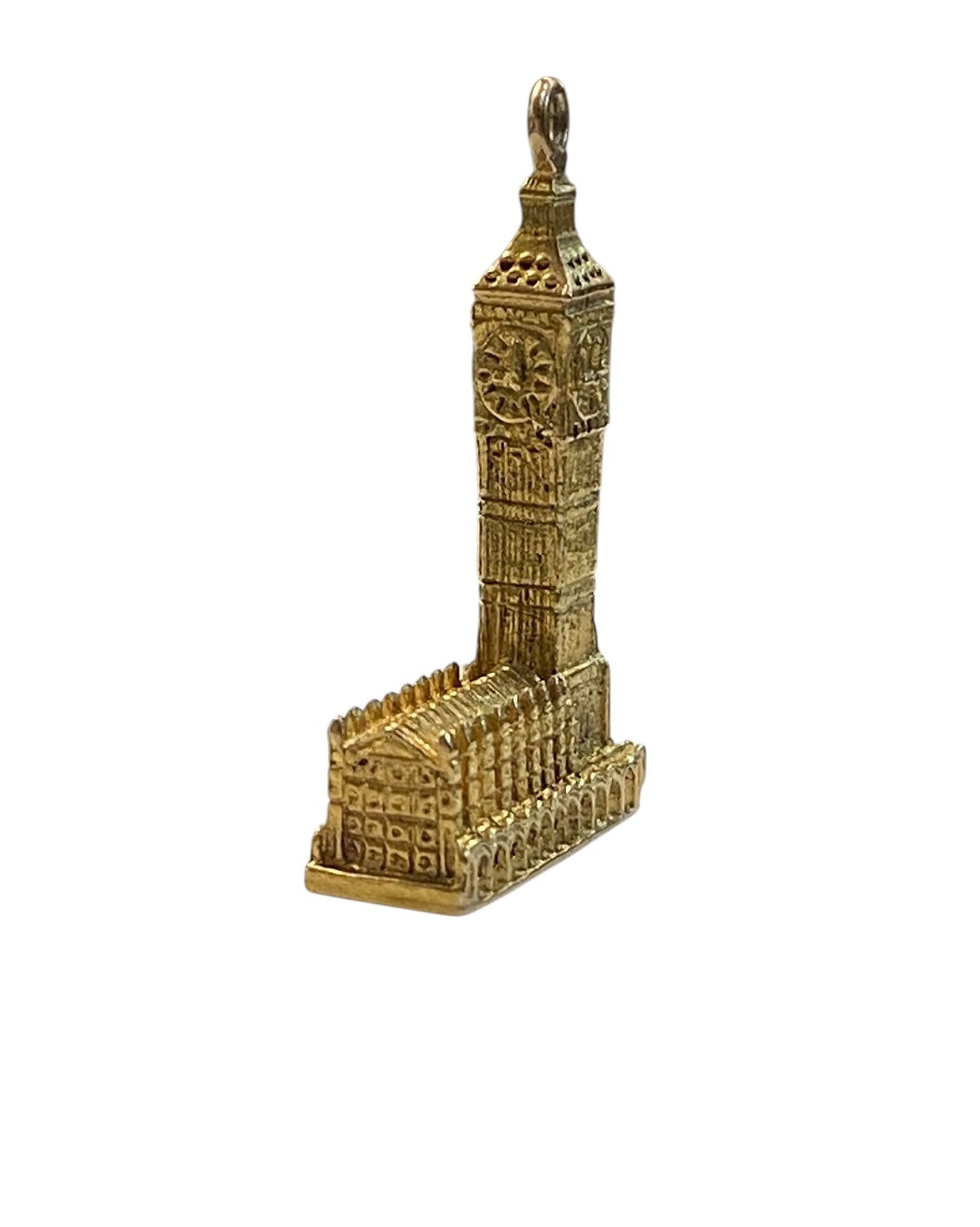 9ct vintage big ben / hoses of parliament charm circa 1963