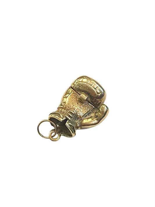 9ct vintage opening boxing glove charm / pendant 13.4g