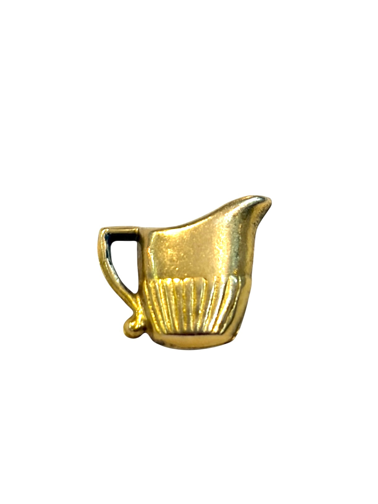 9ct vintage milk jug charm. hollow
