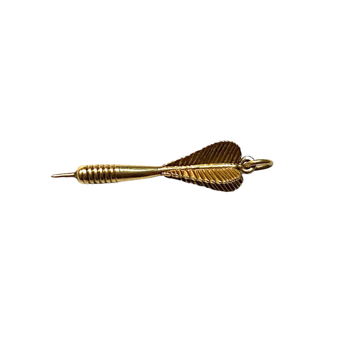 9ct vintage dart charm / pendant